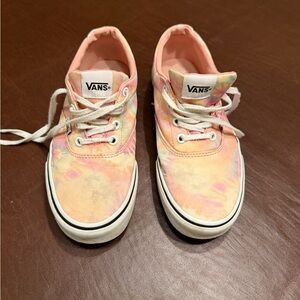 Vans Pastel Tie-Dye Sneakers - Pink and Cream